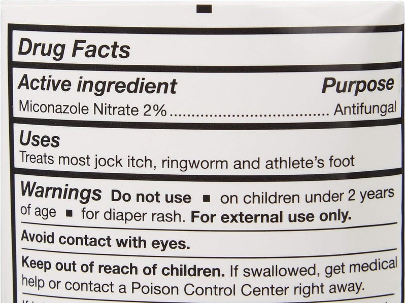 McKesson Antifungal Cream, 2% Miconazole Nitrate - Relieves Itching, Burning, Cracking from Jock Itch, Ringworm and Athlete Foot - 4 oz., 3 Count - Image 2
